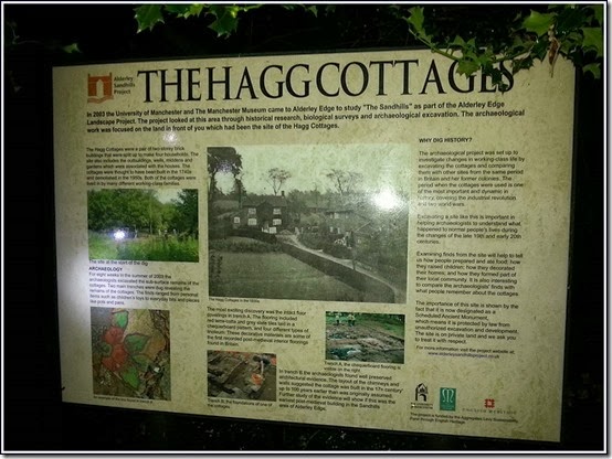 Information board about Hagg Cottages 2502sign