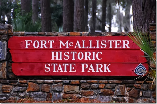 Fort McAllister Sign