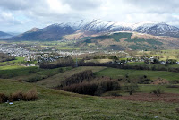 View from part-way up Walla Crag
