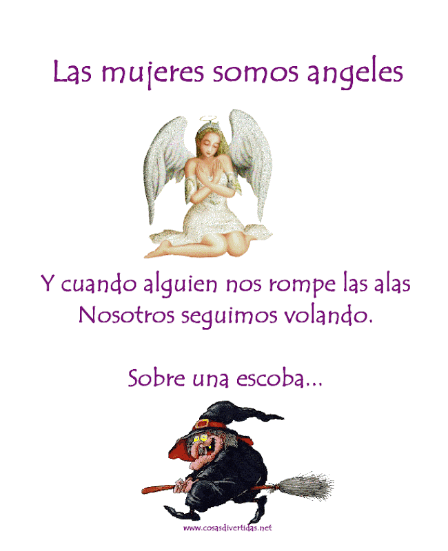 las mujeres somos &aacute;ngeles