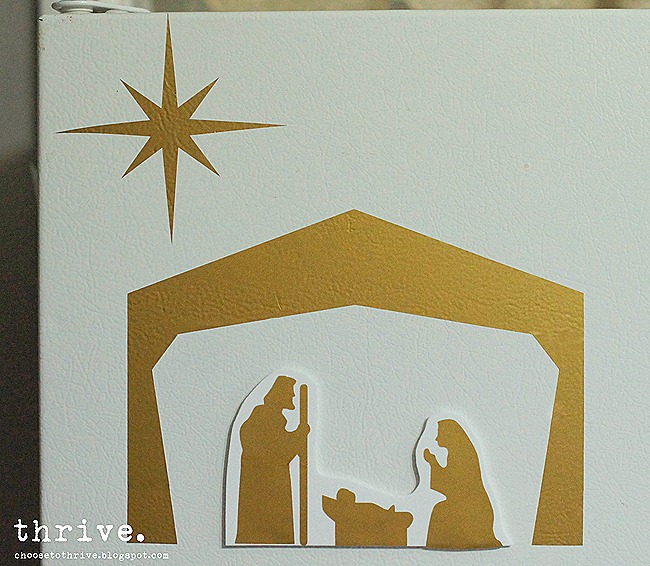 Kids Christmas Refrigerator Advent - choosetothrive.blogspot.com