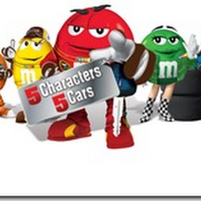 M&M’S® Makes Race Day More Fun with New 5 Characters, 5 Cars Promotion