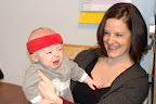 Nephew Connor and his love for headbands