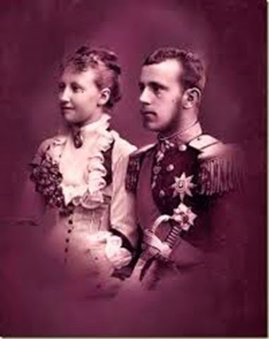 Rodolfo y Estefanía,padres de María Isabel.