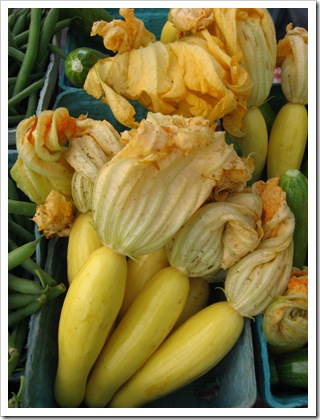 squash blossoms