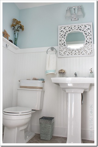 bathroom coastal decorations in laundry