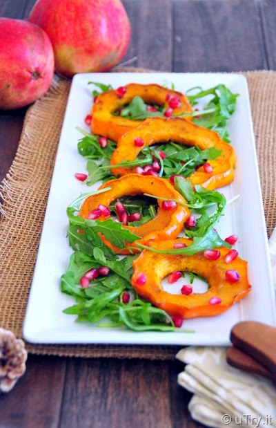 Roasted Gold Acorn Squash with Arugula  http://uTry.it