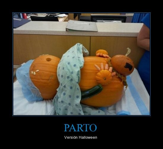 Parto versión Halloween Parto versión Halloween