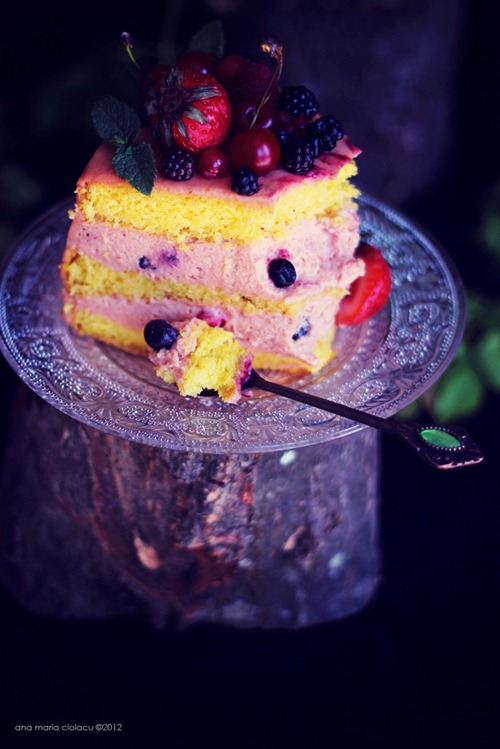 Cherry Berry Mousse Cake 16
