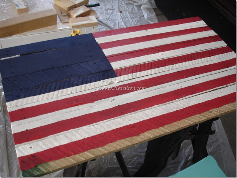 Pallet Wood American Flag8