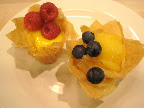 Voila! Citrus phyllo cups!