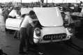 The first Corvettes produced in Flint, Michigan on June 30, 1953