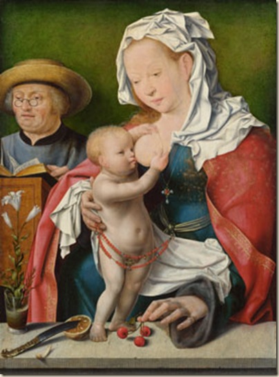 Joos Van Cleve, Vierge à l'enfant