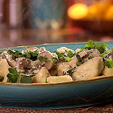 Herb Gnocchi with Mushroom Sauce