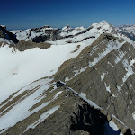 Le haut du couloir Swan et la face nord du petit Astazou