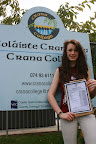 Crana College student Paula O'Donnell who achieved an impressive 575 points.JPG