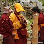 Playing a tune on pilgrimage