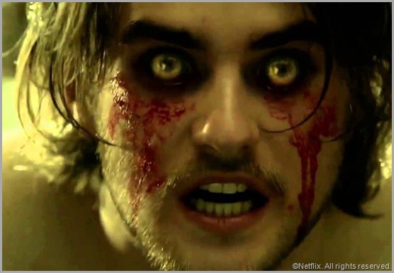 This is what happens when you watch too much TV. Landon Liboiron wolfs out in the Netflix original series HEMLOCK GROVE. This is what happens when you watch too much TV. Landon Liboiron wolfs out in the Netflix original series HEMLOCK GROVE.
