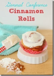 general conference cinnamon rolls- Summer