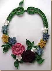 crochet necklace