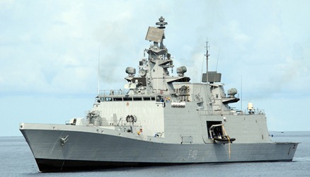 Indian Navy's Shivalik-class Frigate INS Satpura [F48] Wallpaper