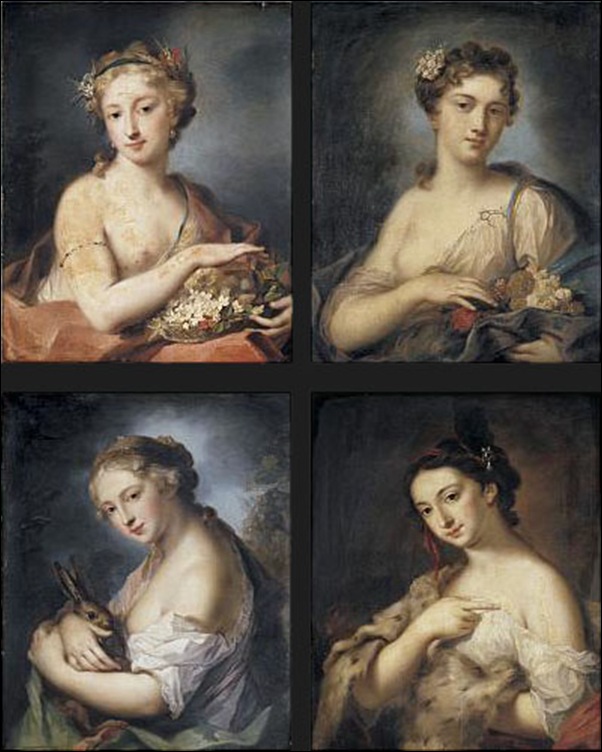 Rosalba Carriera, Les quatre saisons