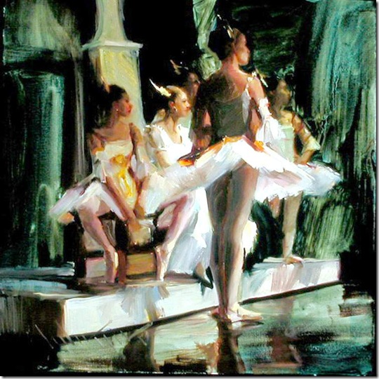 Dancers at rest