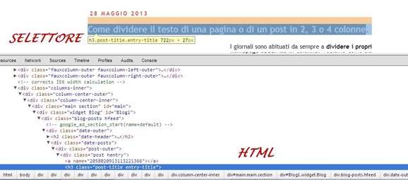 trovare-selettore-google-chrome trovare-selettore-google-chrome
