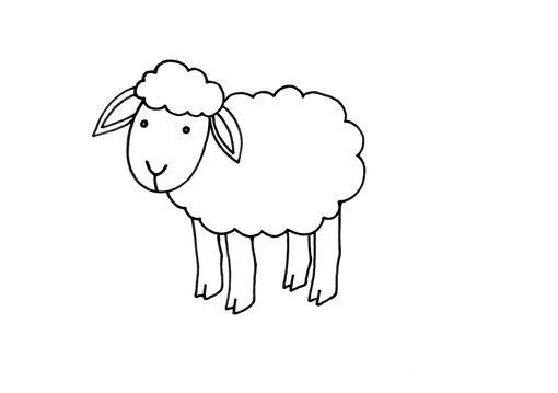 OVEJAS DIBUJOS PARA COLOREAR