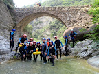 D&eacute;part duCanyon de Barbera, Le saut est possible depuis le pont romain...