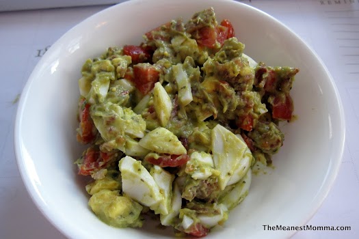 Bacon Egg Avocado & Tomato Salad