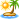 Wyspa z palmą