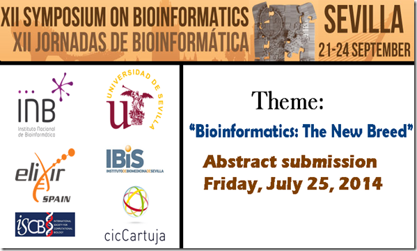bioinformatics:the new breed bioinformatics symposium/seminar, Sevilla, Spain, at cicCartuja (CSIC-US)