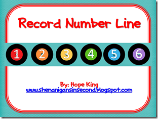 Record Number Line