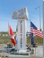 End of the Alaska Highway, Delta Junction, AK