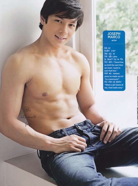 Joseph Marco for Cosmo Centerfolds 2012