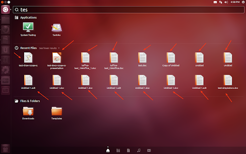 Unity Google Docs di default su Ubuntu 12.10
