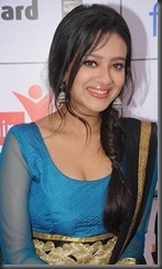 Madalasa-Sharma-hot-in-blue-dress