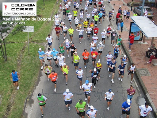 Algunos datos de la Media Maratón de Bogotá