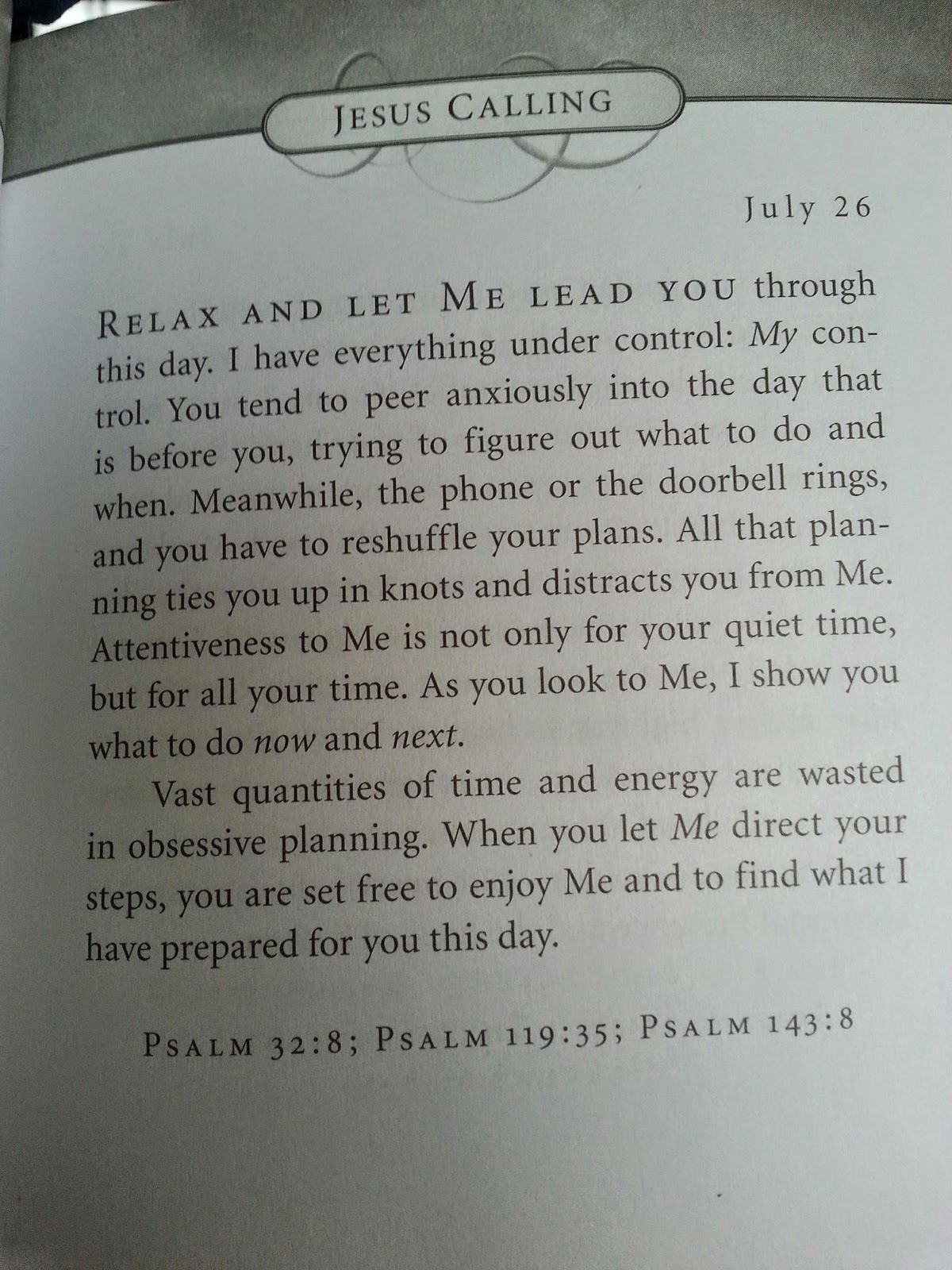 Jesus Calling November 30 - 1ycglps