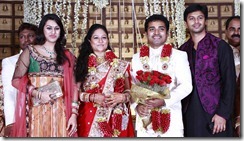 Vandana, Srikanth at Choreographers Shobi Lalitha Wedding Reception Stills
