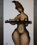 "Golden Apples" 40х50 (oil/acrylic on canvas)
