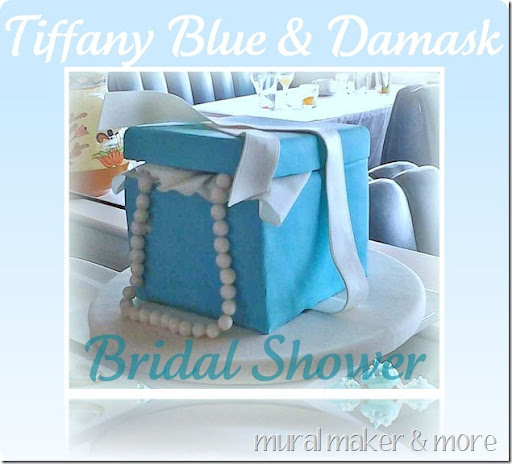 Tiffany Blue Bridal Shower from Mural Maker and More