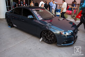 Mike Alexander's S4 with ADV.1 wheels, built by Sadistic Iron Werks equipped with AccuAir e-Level.