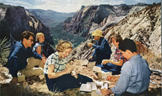 Vintage Grand Canyon postcard