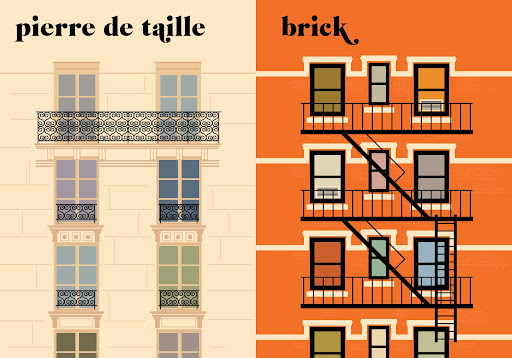 La pierre de taille vs. the brick