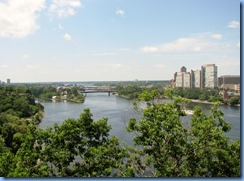 6187 Ottawa - Parliament Buildings grounds - view of Ottawa River and Quebe