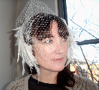 Jennifer Behr, in one of her own fantastic creations.