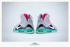 nike lebron 9 ps elite grey candy pink 9 17 sneakerbox LeBron 9 P.S. Elite Miami Vice Official Images & Release Date