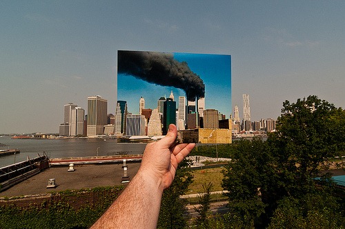 Looking Into the Past: World Trade Center Burning, September 11, 2001 Looking Into the Past: World Trade Center Burning, September 11, 2001
